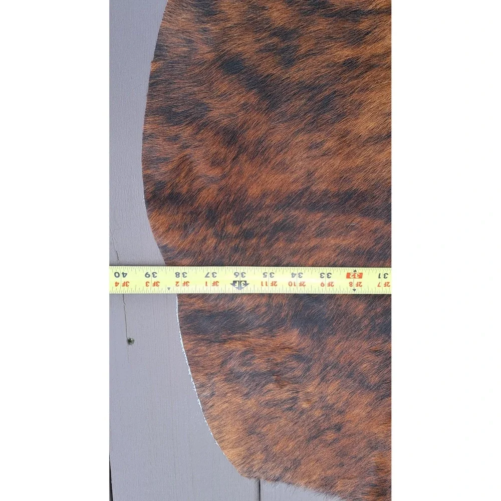 Genuine Brazilian Dark Brindle Cowhide Rug